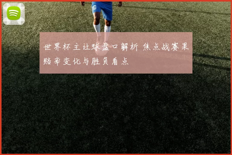 世界杯主让球盘口解析 焦点战赛果赔率变化与胜负看点